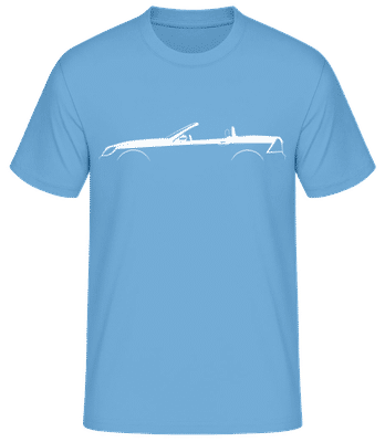 'Mercedes-Benz SLK R170' Silhouette - Men's Basic T-Shirt - Light blue - Front