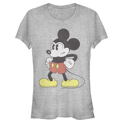 Disney - Mickey Mouse - Mickey Mouse Mightiest Mouse - Femme T-shirt - Gris chiné - Devant