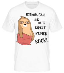 Kam Sah Direkt Keinen Bock · Männer T-Shirt B&C
