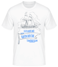 Hafen Der Ehe Team Bräutigam - Männer Basic T-Shirt - Weiß - Vorne