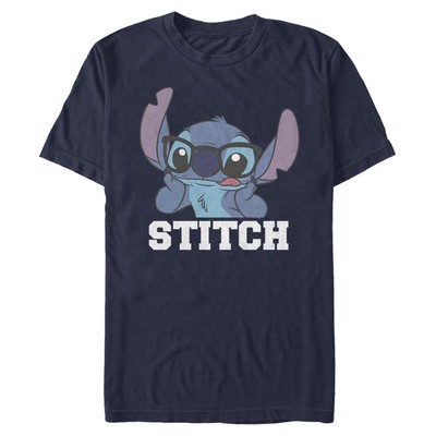 Disney - Lilo & Stitch - Stitch - Men's T-Shirt - Navy - Front