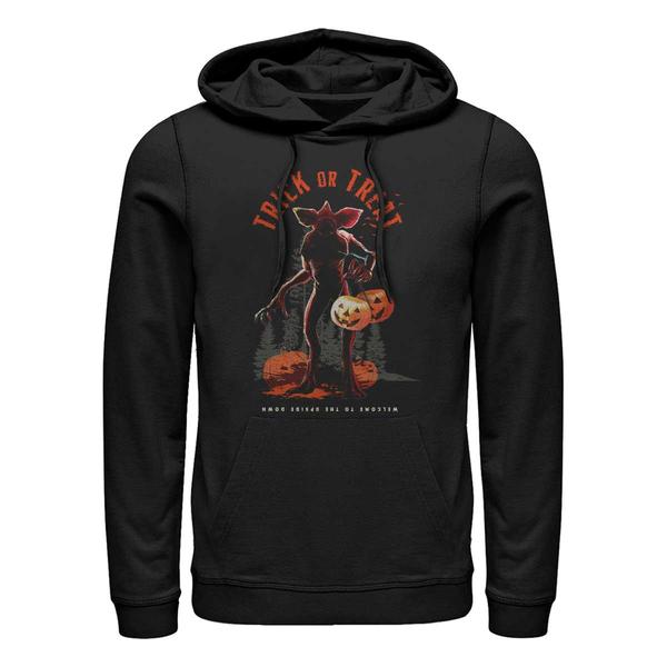 Aperçu: Netflix - Stranger Things - Demogorgon Trick Or Treating Demo - Halloween - Unisex Sweat à capuche - Noir - Devant