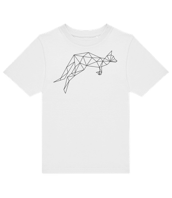 Polygon Kangourou - T-shirt homme B&C - Blanc - Devant
