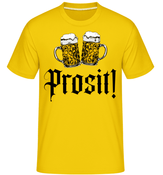 Preview: Prosit! -  Shirtinator Men's T-Shirt - Golden yellow - Front
