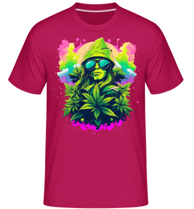 Cannabis Blaze It Baby - Shirtinator Men's T-Shirt - Magenta - Front