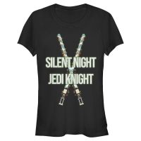 Star Wars - Lightsaber Christmas Light Sabers - Navidad - Mujeres Camiseta - Negro - delante