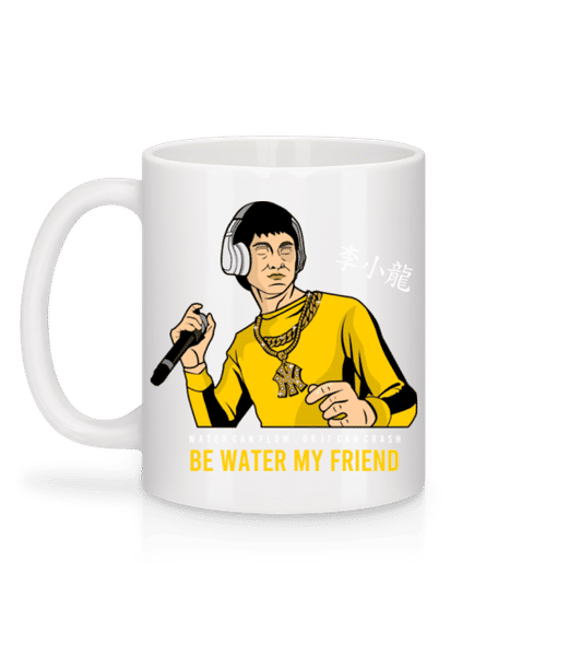 Aperçu: Bruce Lee Rapper - Mug en céramique blanc - Blanc - Derrière