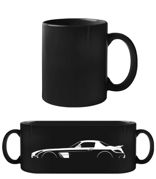 Aperçu: 'Mercedes-Benz SLS AMG BS' Silhouette - Tasse Noire - Noir - Devant