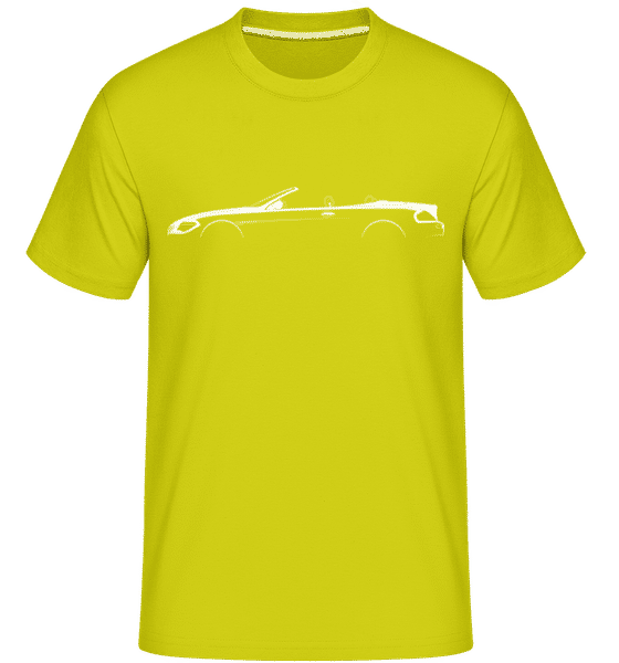 Preview: 'BMW M6 Cabrio (E63)' Silhouette - Shirtinator Men's T-Shirt - Lime - Front
