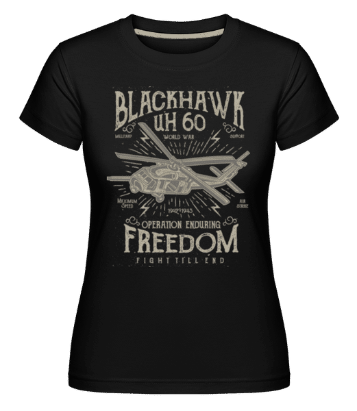 Aperçu: Blackhawk -  T-shirt Shirtinator femme - Noir - Devant