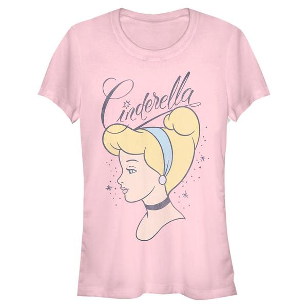 Aperçu: Disney - Cendrillon - Popelka Simple Cinders - Femme T-shirt - Rose - Devant
