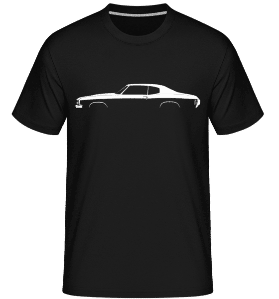 'Chevrolet Chevelle SS 1970' Silhouette -  T-Shirt Shirtinator homme - Noir - Devant