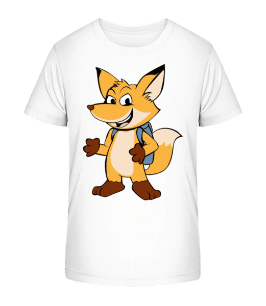 Renard Doux Avec Sac Á Dos · T-shirt bio Enfant Stanley Stella 2.0