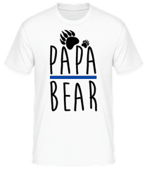 Papa Bear Letters · Pánske basic tričko