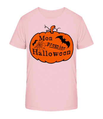 Mon Premier Halloween - T-shirt bio Enfant Stanley Stella 2.0 - Rose - Devant