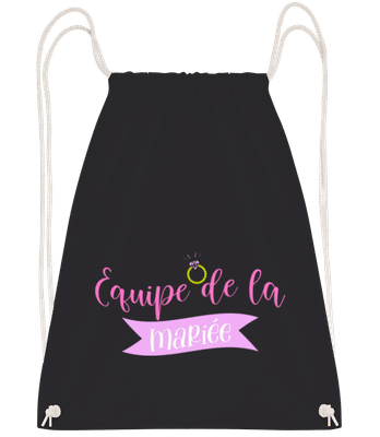 Equipe de la Mariée - Sac à dos sport - Noir - Devant