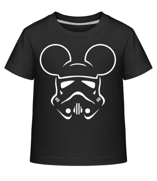 Preview: Trooper Mouse - Shirtinator kids' shirt - Black - Front