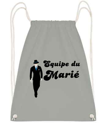 Equipe Du Marié - Sac à dos Drawstring - Anthracite - Vorn