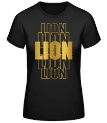 Écriture Doré Astrologique Lion · T-shirt standard Femme