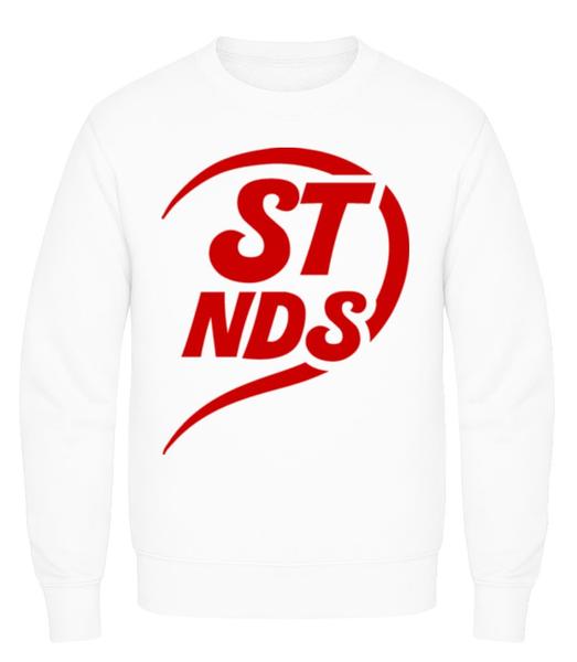 Aperçu: Best Friends - Sweatshirt Homme - Blanc - Devant
