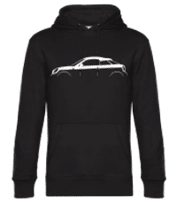 'Mini Cooper S Coupe (R58)' Silhouette - Men’s Standard Hoodie - Black - Front