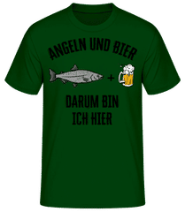 Angeln Und Bier · Männer Basic T-Shirt