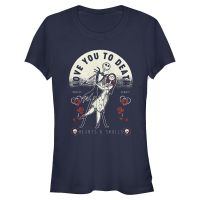 Disney Classics - Pesadilla antes de Navidad - Jack & Sally To Death - Halloween - Mujeres Camiseta - Marino - delante