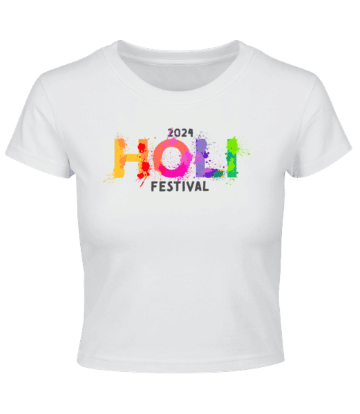 Holi Festival 2025 - Crop top - Blanc - Devant