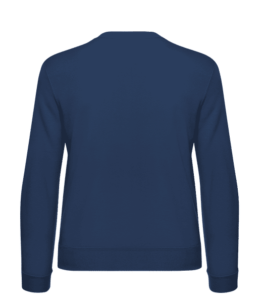Aperçu: You Are The Best Friend - Sweatshirt Femme - Bleu marine - Derrière