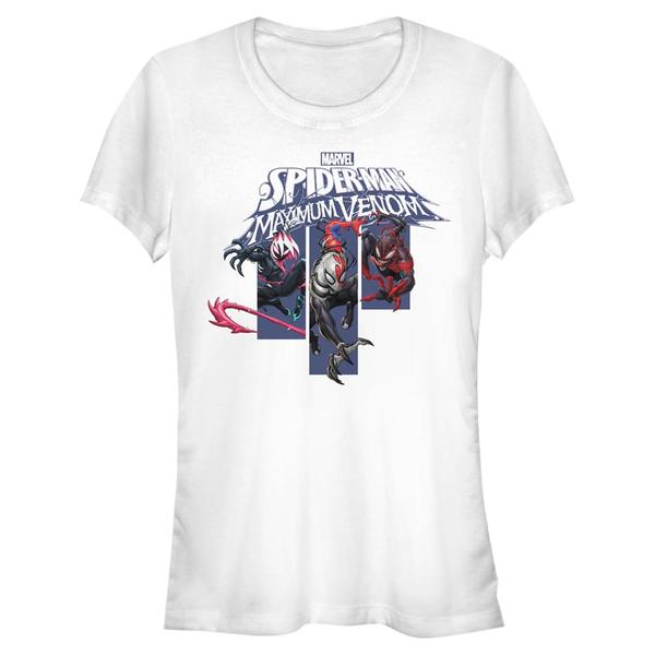 Aperçu: Marvel - Spider-Man Venom Banners - Femme T-shirt - Blanc - Devant