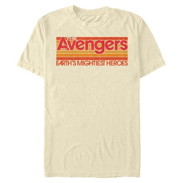 Aperçu: Marvel - Avengers - Logo Happy First Day Of School - Homme T-shirt - Crème - Devant