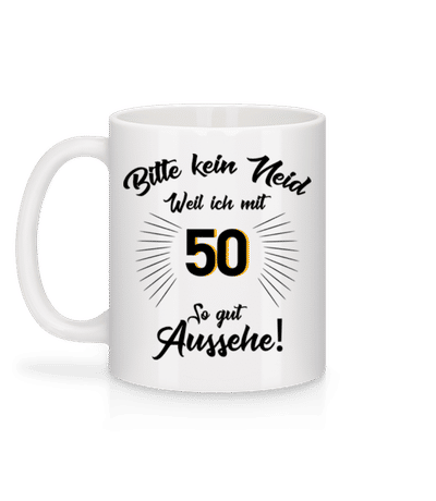 So Gut Aussehen Mit 50 - Tasse - Weiß - Hinten