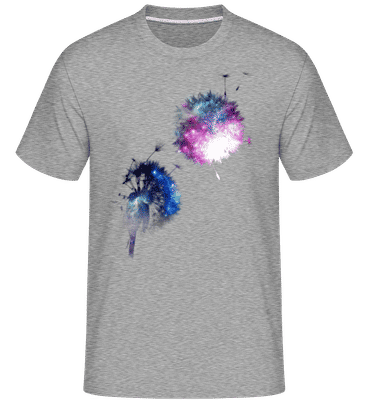 Fleurs De L'Univers -  T-Shirt Shirtinator homme - Gris chiné - Devant