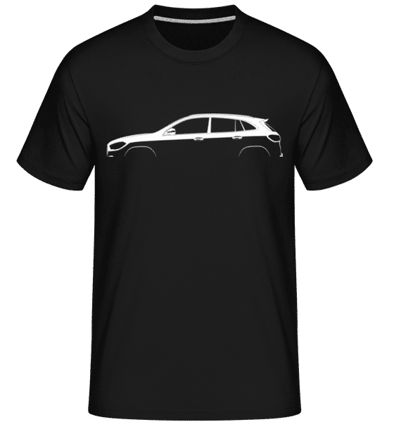 Aperçu: 'Mercedes-Benz GLA AMG' Silhouette -  T-Shirt Shirtinator homme - Noir - Devant
