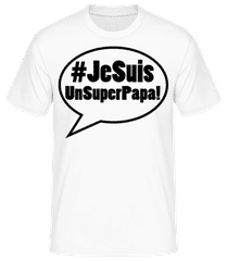 Hashtag SuperPapa · T-shirt homme B&C