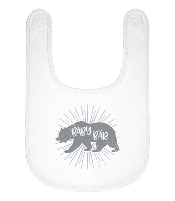 Baby Bär - Baby Bio Lätzchen - Weiß - Vorne