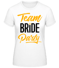Team Bride Party - Women's Basic T-Shirt - White - Front