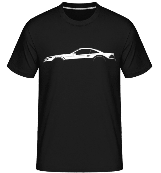 Aperçu: 'Mercedes SL 65 AMG Black' Silhouette -  T-Shirt Shirtinator homme - Noir - Devant