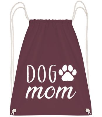 Dog Mom - Gym bag - Bordeaux - Front