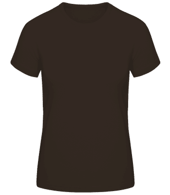 T-shirt femme B&C - Marron - Devant