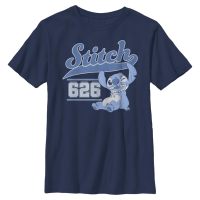 Disney Classics - Lilo & Stitch - Stitch Collegiate - Kinder T-Shirt - Marine - Vorne
