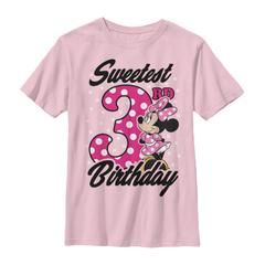 Disney Classics - Mickey Mouse - Minnie Mouse Sweet 3rd Birthday - Birthday - Kids T-Shirt