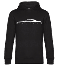 'Chevrolet Chevelle SS 1969' Silhouette - Sweat à capuche standard homme - Noir - Devant