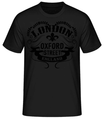 London England Icon - Men's Basic T-Shirt - Black - Front