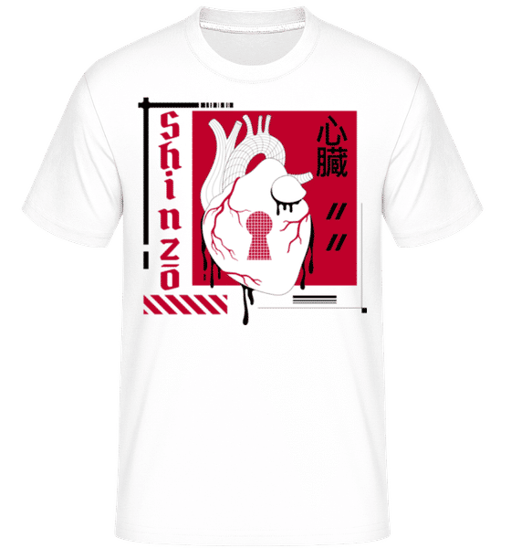 Aperçu: Shinzo -  T-Shirt Shirtinator homme - Blanc - Devant