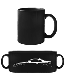 'Toyota 86 ZN8' Silhouette · Černý hrnek