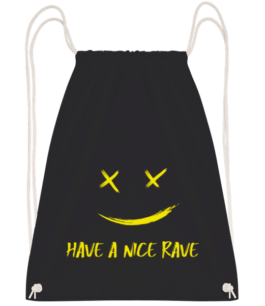Aperçu: Have A Nice Rave - Sac à dos sport - Noir - Devant