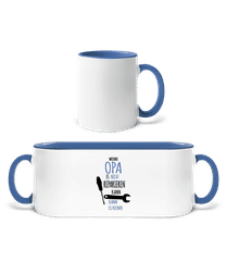 Wenn Opa Nicht Reparieren Kann · Tasse zweifarbig