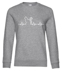 Herzschlag Katze · Frauen Standard Pullover