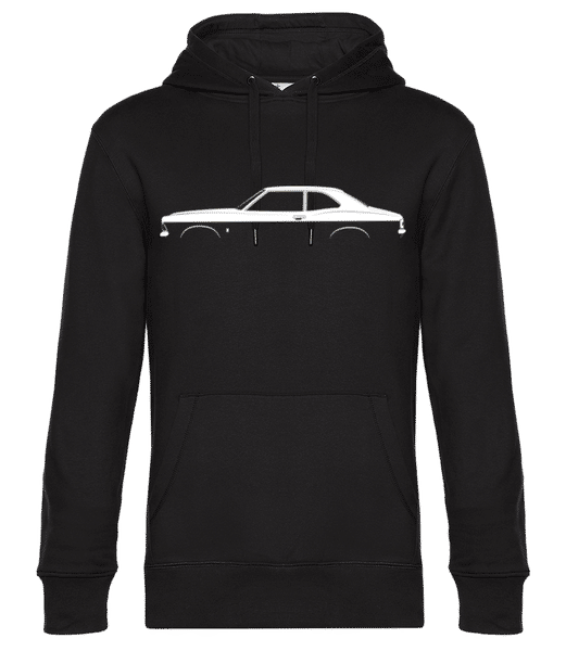 Aperçu: 'Ford Cortina Mk III' Silhouette - Sweat à capuche premium Unisexe - Noir - Devant